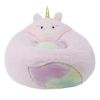 Soft Plush Unicorn Bean Bag Chair, Kids, 2.25 ft, Pink