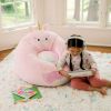 Soft Plush Unicorn Bean Bag Chair, Kids, 2.25 ft, Pink